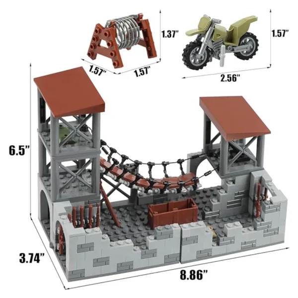 Military Base Building Block Set for Kids - Image 4