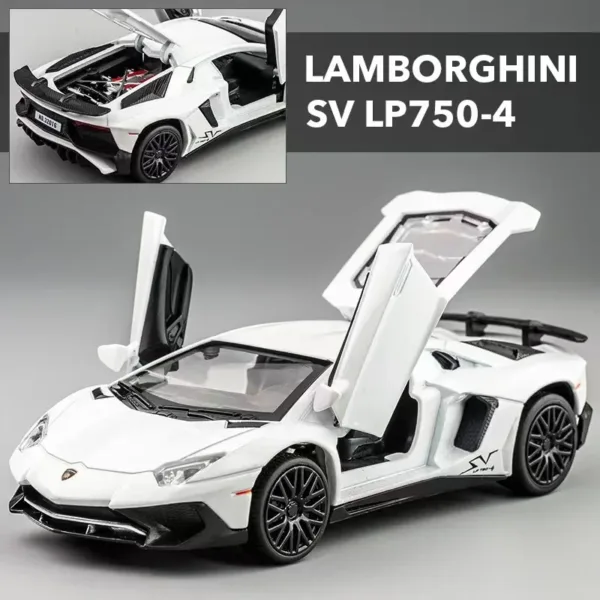 1:32 Lamborghini SV LP750-4 Diecast Car Model - Image 8