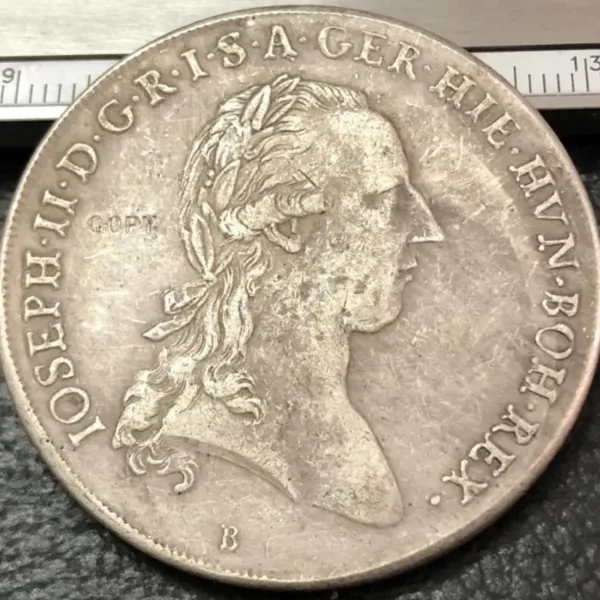 1784 B Austrian Netherlands Silver Coin Replica - Image 2