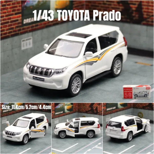 1/43 Toyota Land Cruiser Prado Diecast Model - Image 7