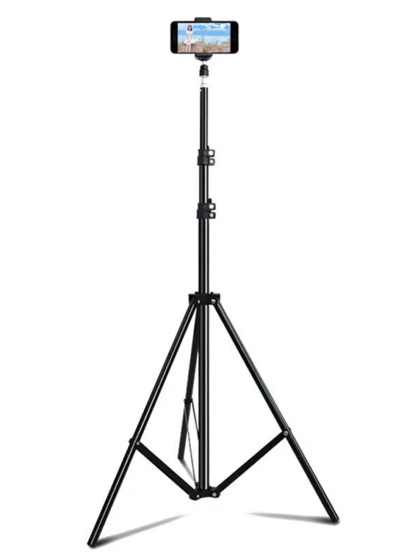 Versatile Floor Tripod for Cameras and Lighting