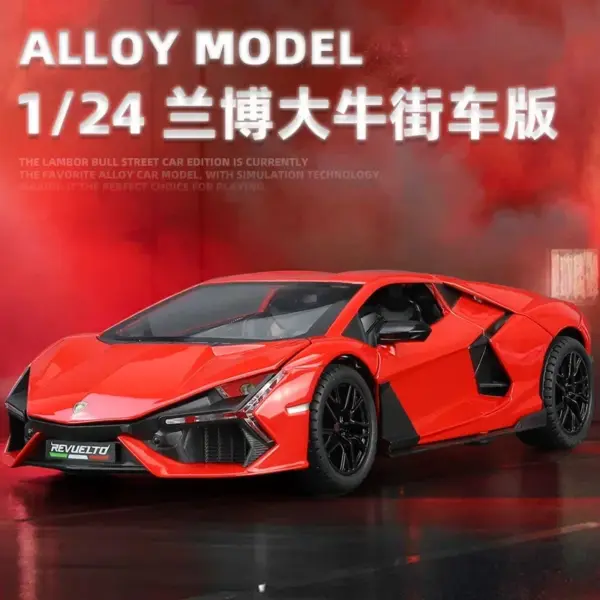 1:24 Lamborghini Revuelto Diecast Model Car - Image 2