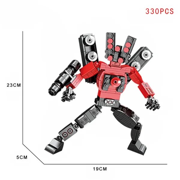 Skibidi Toilet Titan Building Block Set - Image 8