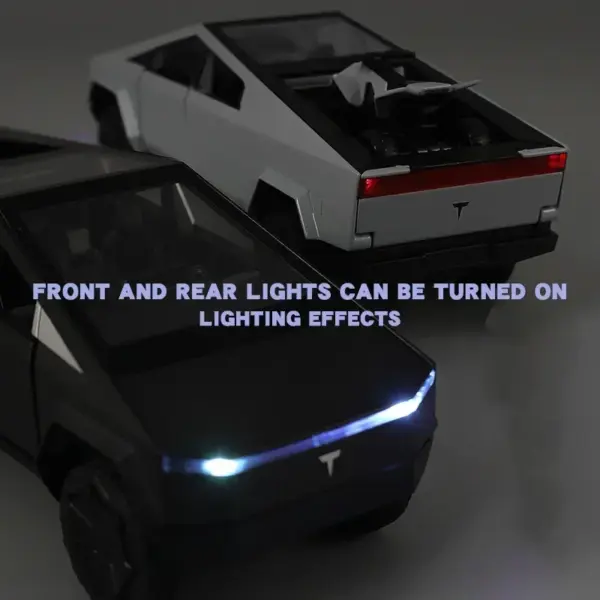 Tesla Cybertruck Diecast Metal Model with Sound - Image 3