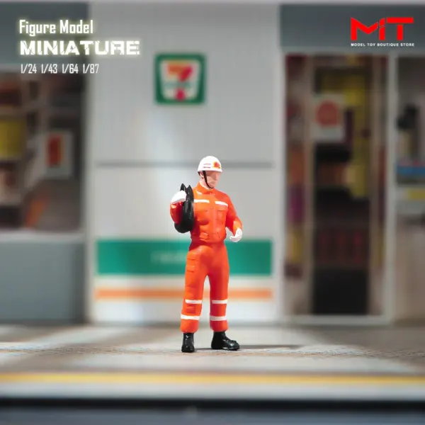 Firefighter Miniature Diorama Figures Set - Image 8