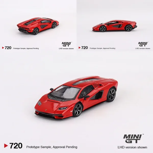 1/64 Lamborghini Countach Diecast Model Car