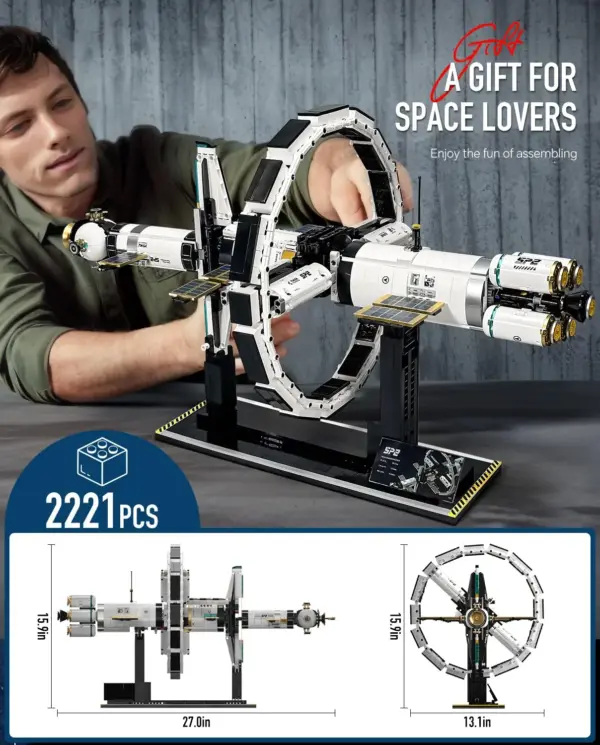 2221PCS Space Station Model Building Kit - Image 5