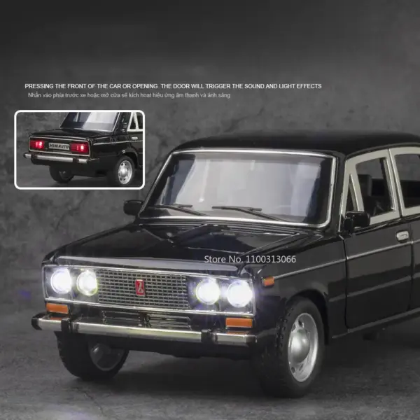 1:24 LADA 2106 Alloy Model with Sound and Light - Image 2