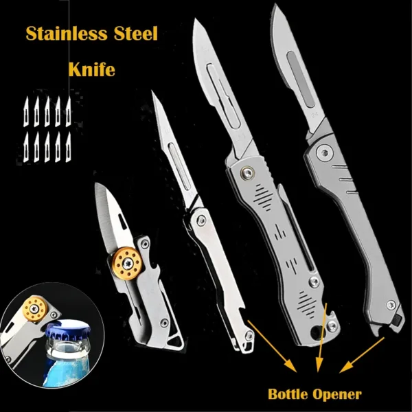 Multifunctional Folding Knife with Bottle Opener - Image 6