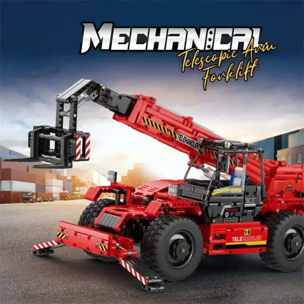 2260PCS Telescopic Forklift Building Blocks Set - Image 2