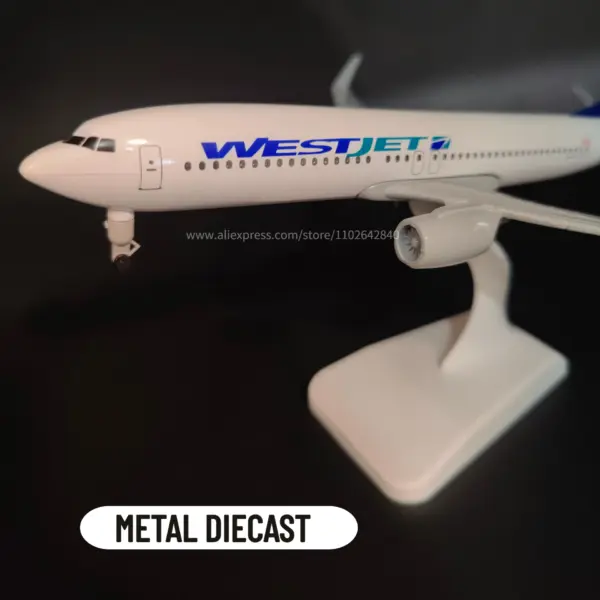 Diecast Aircraft Model Scale 1:250 Westjet - Image 4