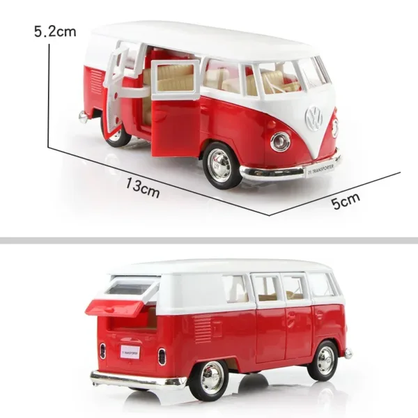 1/36 Scale Volkswagen T1 Bus Diecast Model - Image 7