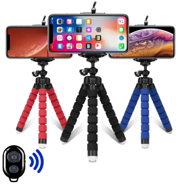 Flexible Mini Smartphone Tripod with Remote