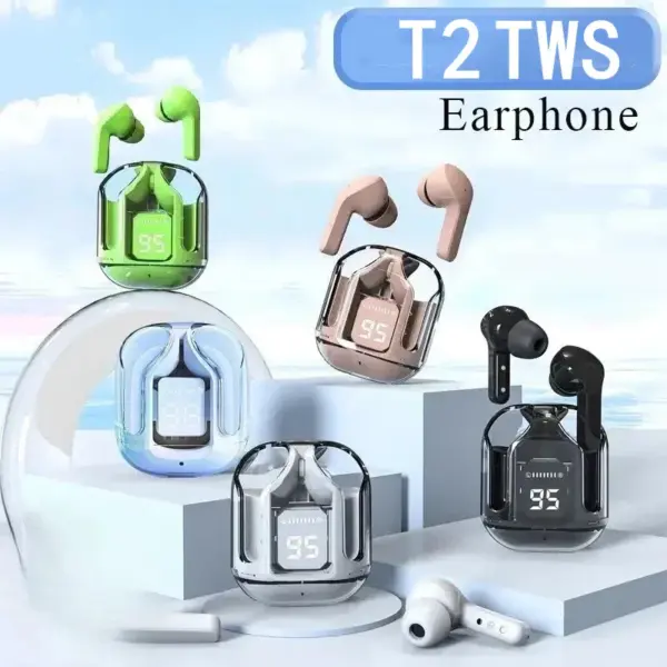 T2 Wireless Mini Earbuds Bluetooth 5.3 Headset