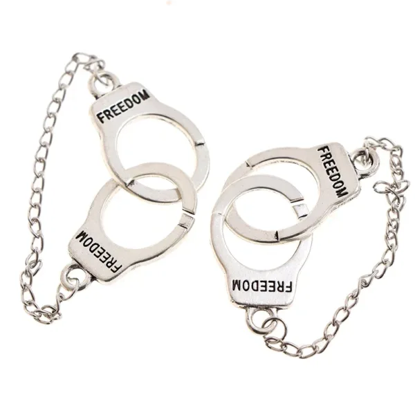 Mini Metal Handcuffs for 1/12 1/6 Dolls - Image 6