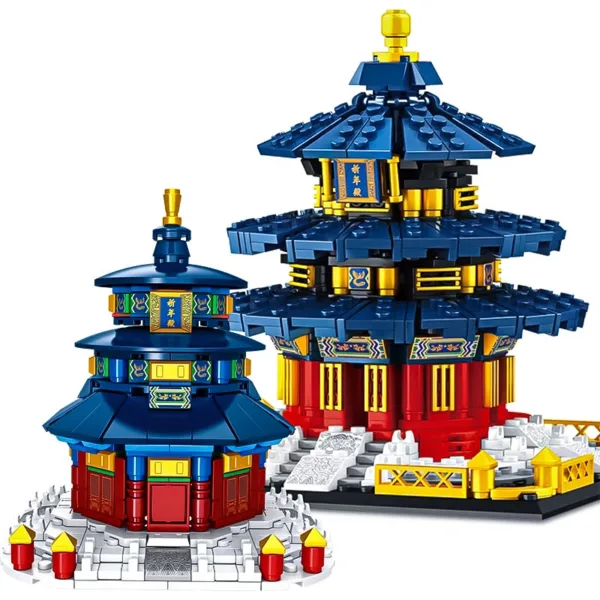 Temple of Heaven Building Blocks Toy Set - Image 3