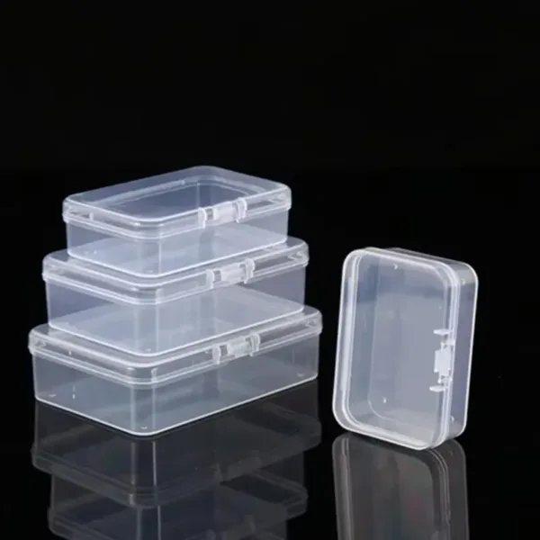 Translucent Rectangular Storage Box for Sundries - Image 2