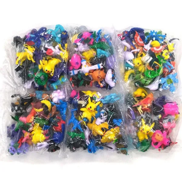 144 Unique Pokemon Mini Figures Set - Image 5