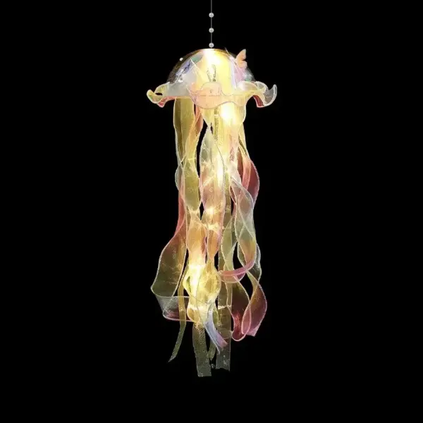 Gradient Jellyfish LED Night Light Decoration - Image 11