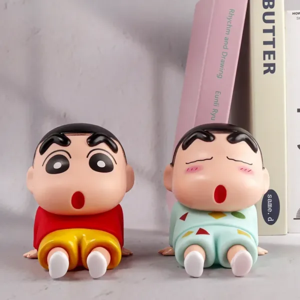Crayon Shin-Chan Vinyl Doll Phone Holder - Image 4