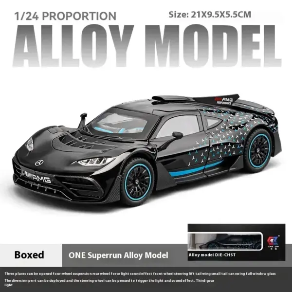 1:24 Mercedes Benz AMG ONE Alloy Car Model - Image 12