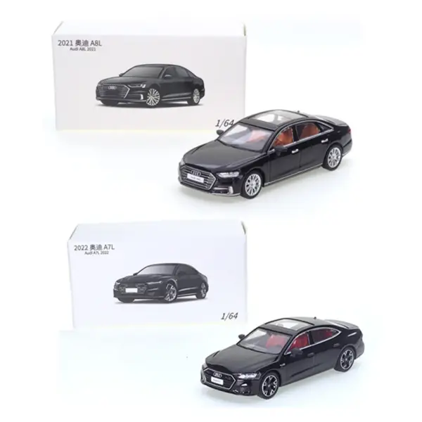 1/64 Audi A8L Diecast Car Model Toy