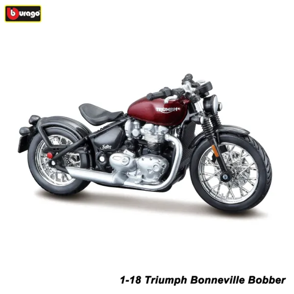 Bburago 1:18 Triumph Bonneville Bobber Model