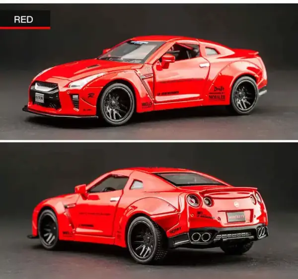 1:32 Nissan GTR Diecast Car Model - Image 8