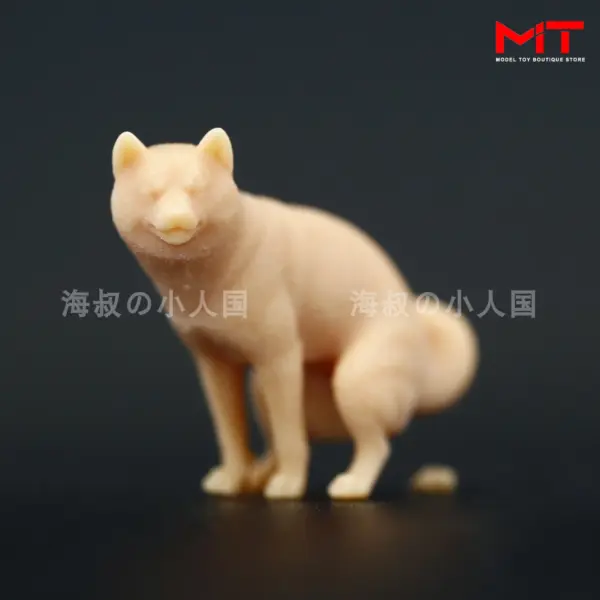 Pissing Dog Shiba Inu Miniature Model Set - Image 8