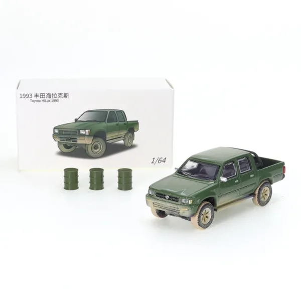 Toyota 1993 Hulix Pickup Diecast Model Car - Image 8