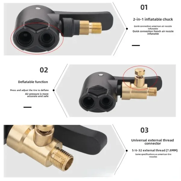 Two-in-One Valve Adapter for Pumps - Image 4