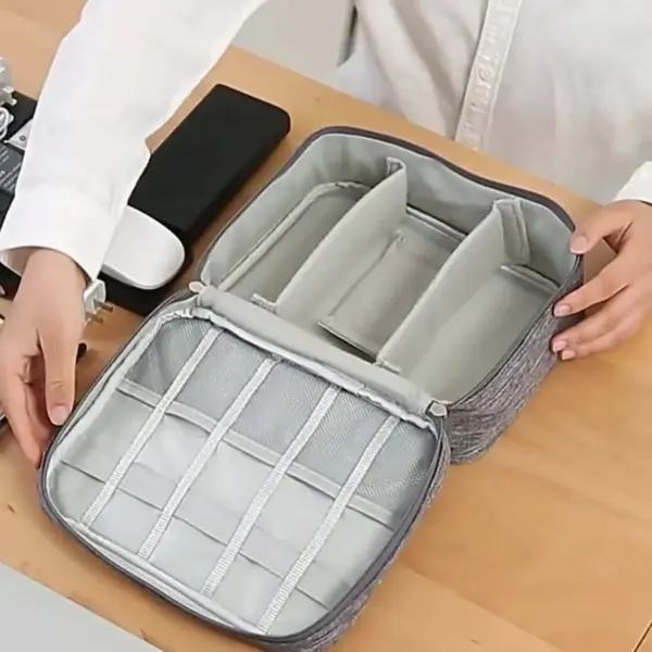 Waterproof Cable Storage Bag for Travel - Image 3