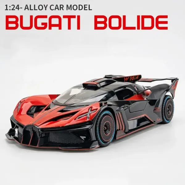 1/24 Alloy Bugatti Bolide Model Car Toy - Image 9