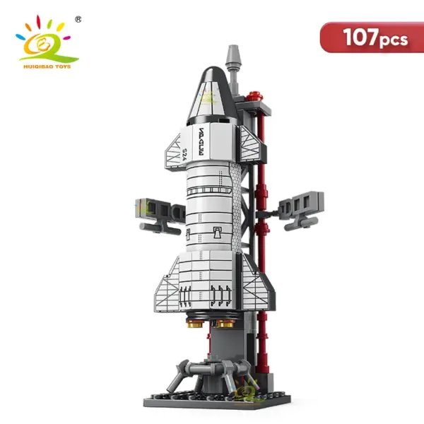 HUIQIBAO Mini Space Rocket Model Building Set - Image 10