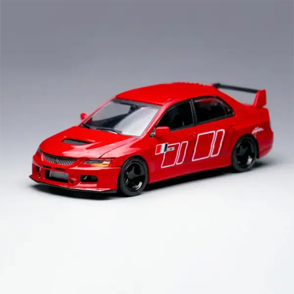 1:64 Scale Diecast Red Sports Car Model