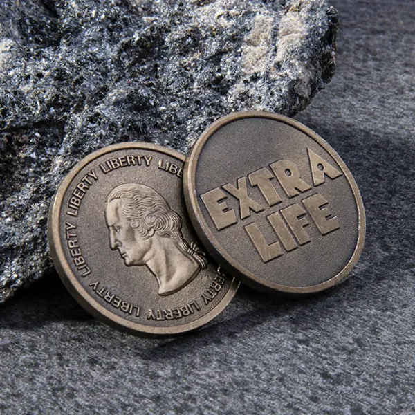 Extra Life Coin for Cosplay and Collecting