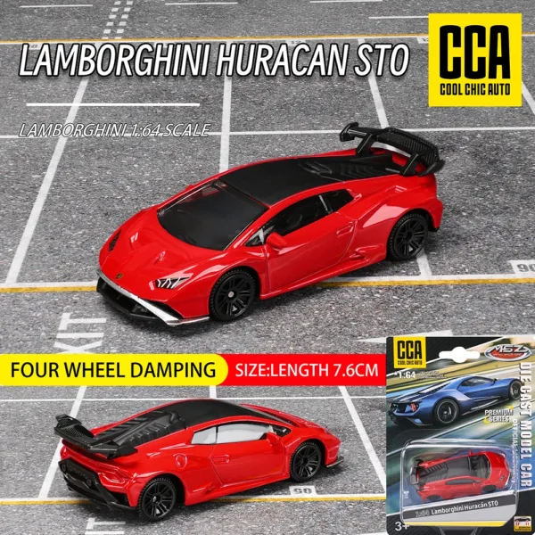 Lamborghini Huracán STO 1:64 Diecast Model Car