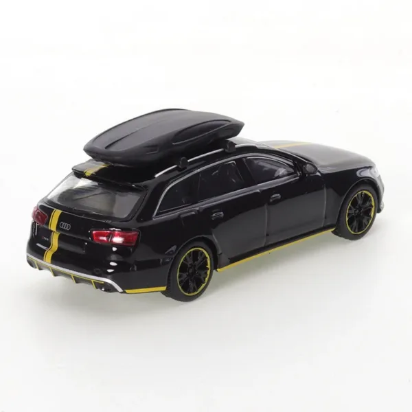 1/64 Scale Audi RS6 C7 Black Model Car - Image 4