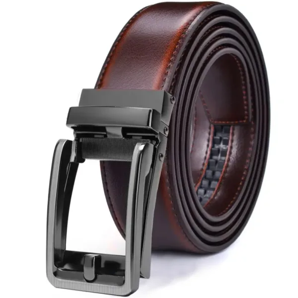 Men's Automatic Buckle Ratchet Dress Belt