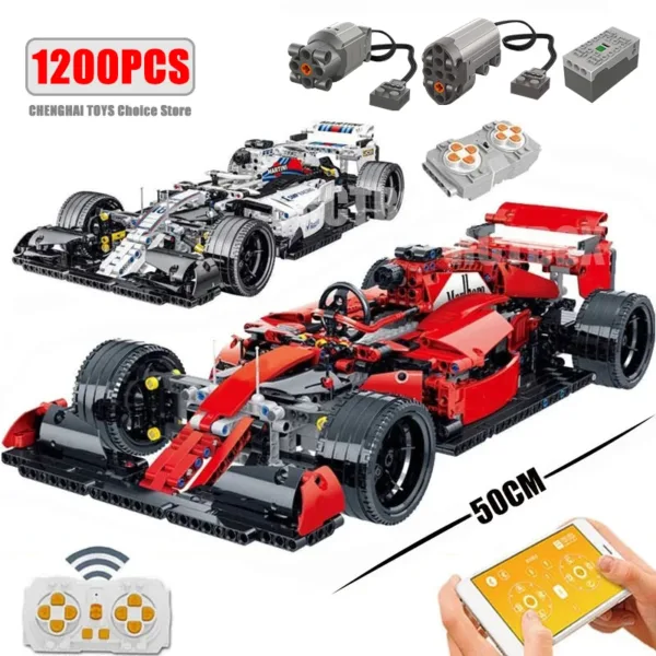 F1 Racing Supercar Building Blocks Set - Image 2