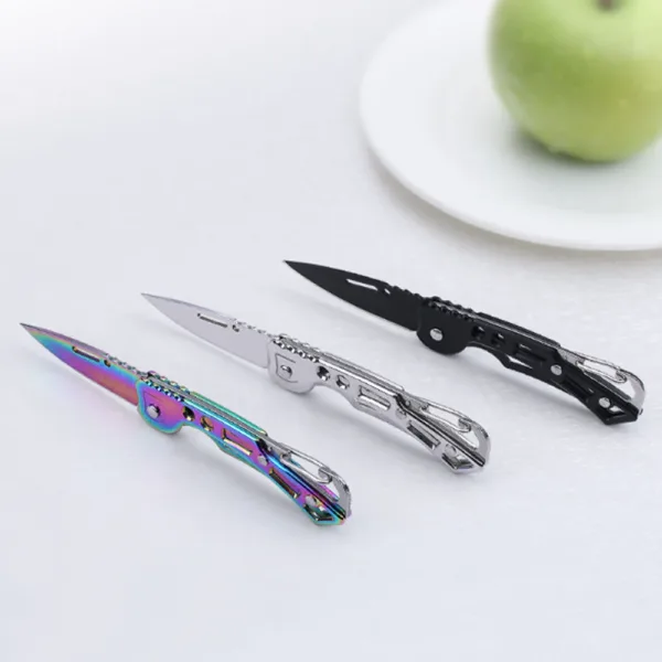 Stainless Steel Folding Fruit Knife EDC - Image 6