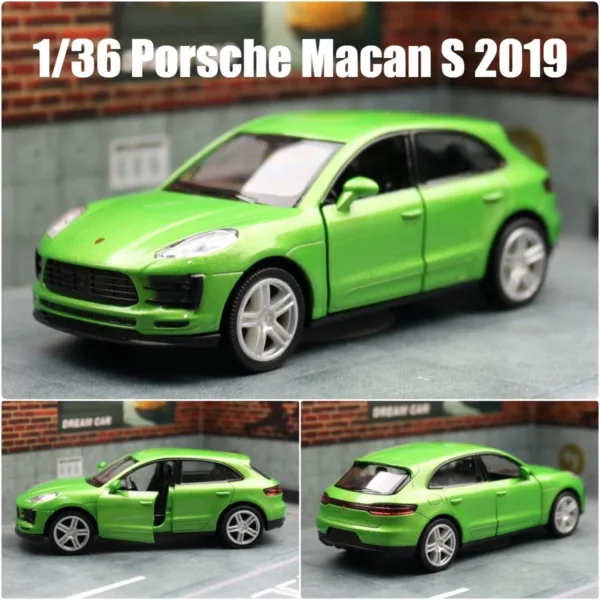 1/36 Diecast Porsche Macan SUV Toy Car - Image 9