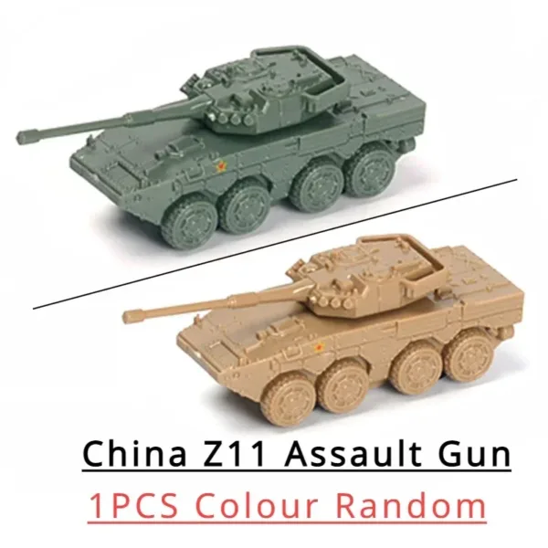 1:144 WWII Plastic Tank Model Set of 4 - Image 9