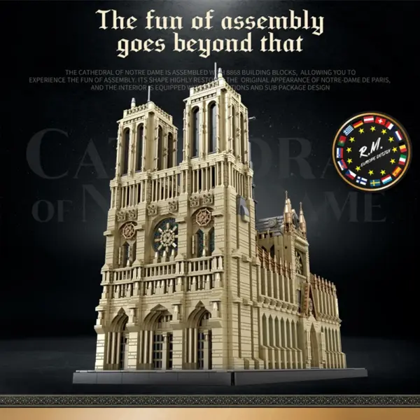 Notre Dame de Paris Building Blocks Set - Image 2