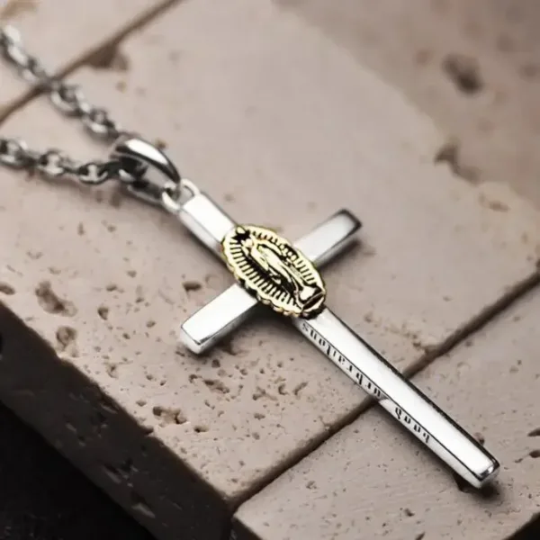 Christian Bling Jesus Head Pendant Necklace - Image 24