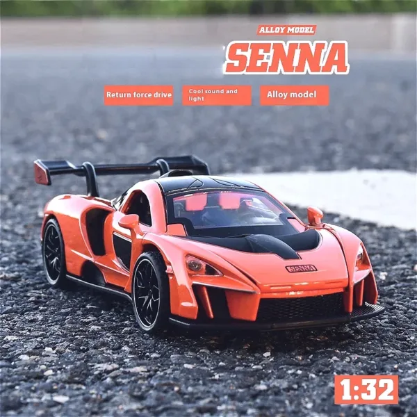 1:32 Senna Alloy Diecast Racing Car Model