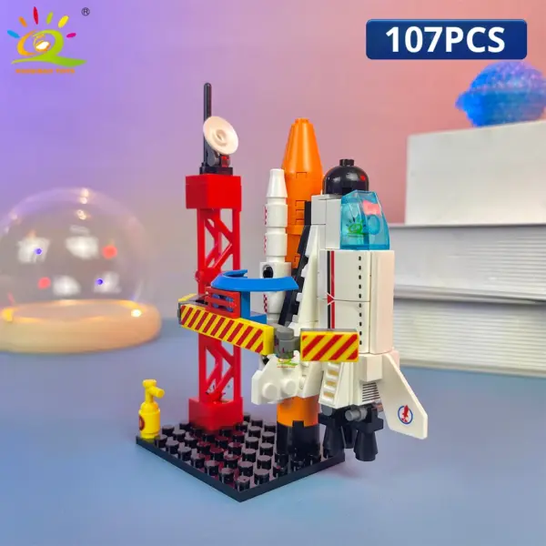 HUIQIBAO Space Shuttle Building Blocks Set - Image 11