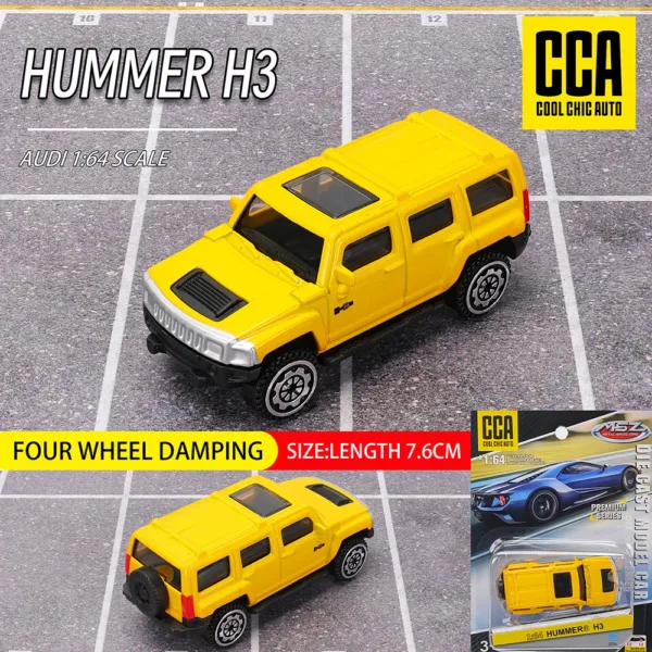 Hummer H3 1:64 Scale Diecast Model Car