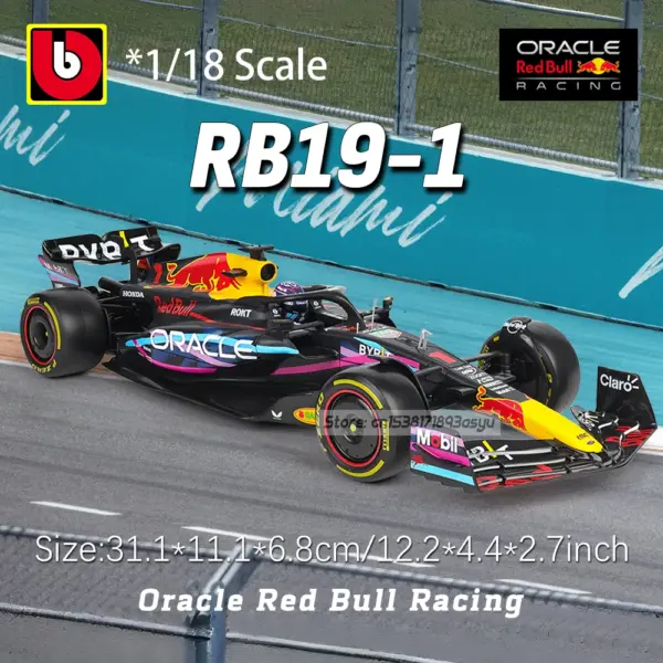 Bburago 1:18 Red Bull Racing RB19 Model Car