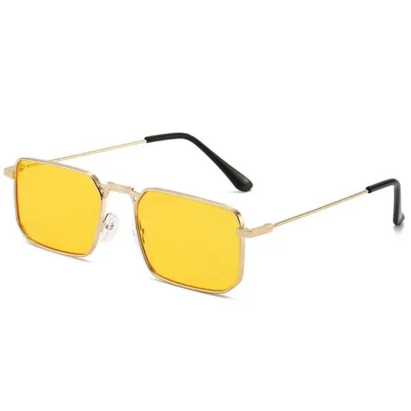 Square Metal Frame Sunglasses for Women - Image 6